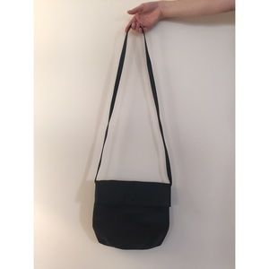 Black Foldover Purse